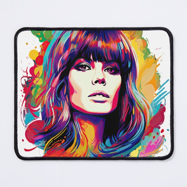 Item preview, Rhythmic Reverie: Graffiti Illustration of Astrud Gilberto Portrait - A Melodic Masterpiece designed and sold by foxxyapparel.