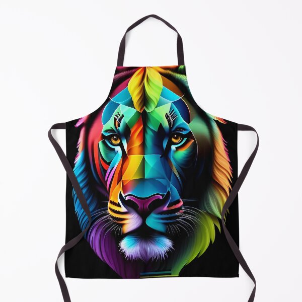 Item preview, Color loin - Rainbow King: Captivating Colors Adorn Majestic Lion designed and sold by cogozone.