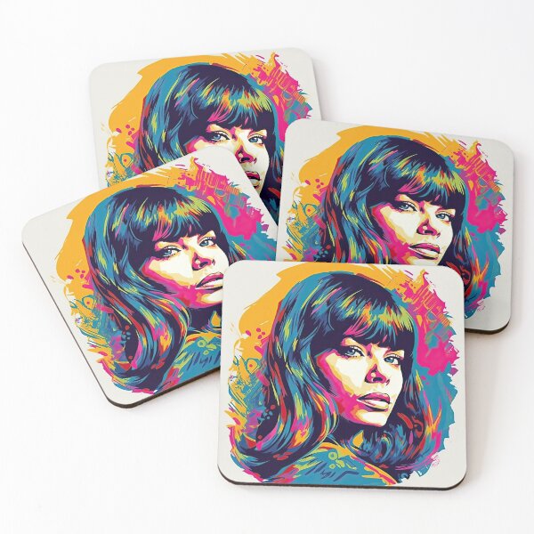 Item preview, Urban Harmony: Vibrant Graffiti Illustration of Astrud Gilberto Portrait - Musical Artistry Unleashed designed and sold by foxxyapparel.