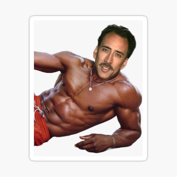Item preview, Nicolas Cage as Ronnie Coleman designed and sold by heavyduck.