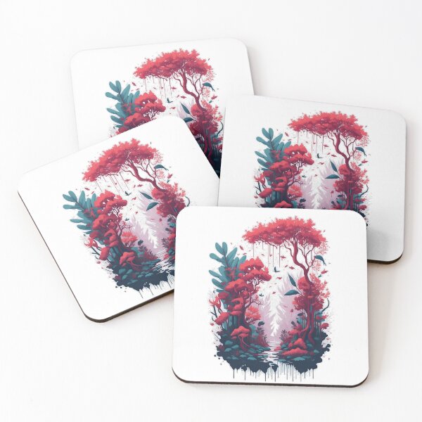 Item preview, Jungle landscape at dawn designed and sold by MikesArtDesign.