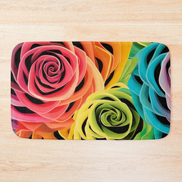 Item preview, Hypnotic Vibrant Rose Heads  designed and sold by raviolli000.