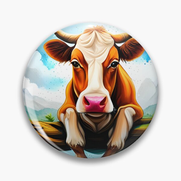 Item preview, Rural Graffiti: A Bovine Perch in Technicolor designed and sold by CreativeCircus.