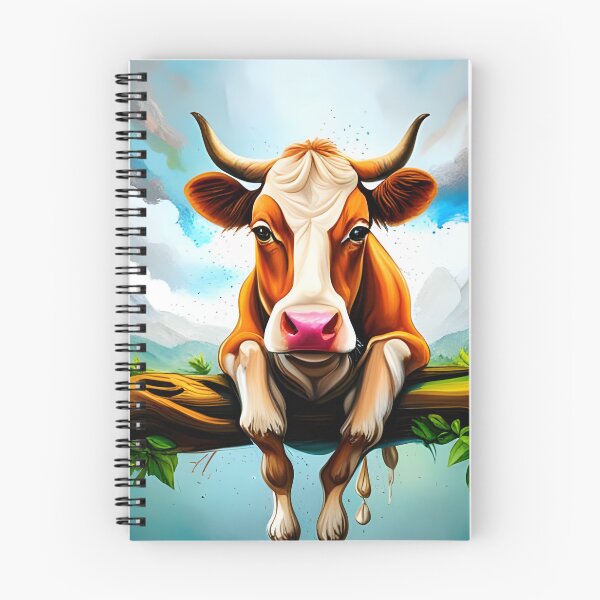 Item preview, Rural Graffiti: A Bovine Perch in Technicolor designed and sold by CreativeCircus.