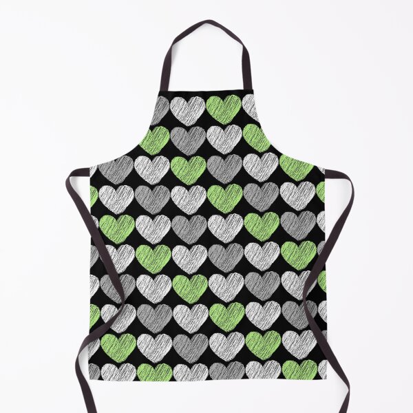 Item preview, Subtle Agender Flag Hearts Pattern designed and sold by ontrendshirts.