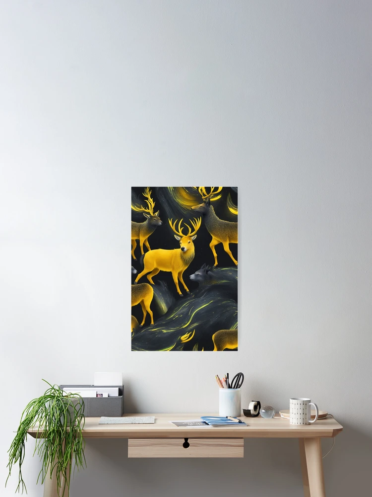 Thumbnail 2 von 3, Poster, Spirit animals, wolves and elk designt und verkauft von Rothnaric.