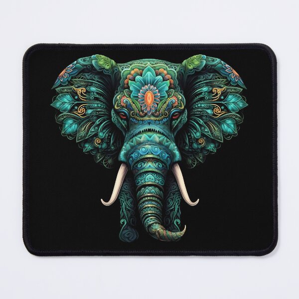Item preview, Mysterious Royal Blue Elephant Head designed and sold by YPSimon.