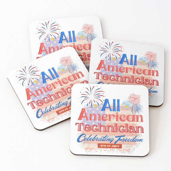 Item preview, 4th Of July, All American Technician Celebrating Freedom designed and sold by ShopULove.