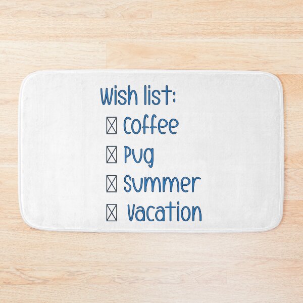Item preview, Wish list designed and sold by Pug-Obsession.