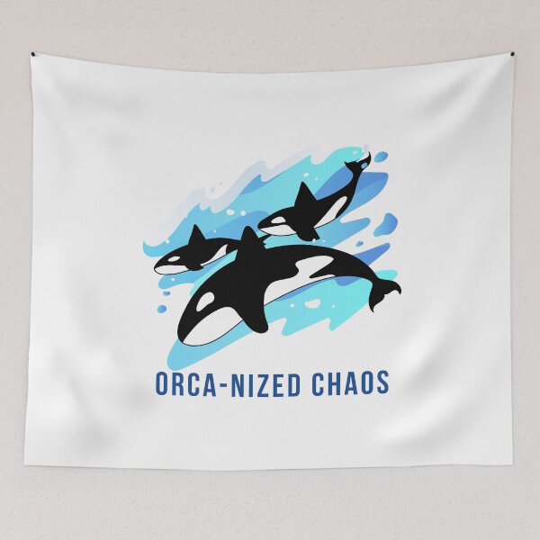 Item preview, Orca Killer Whale Attacks, Orca-nized Chaos designed and sold by Maria Garcia.