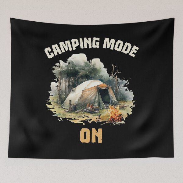 Item preview, Camping Mode ON designed and sold by SunnyFunnyArt.