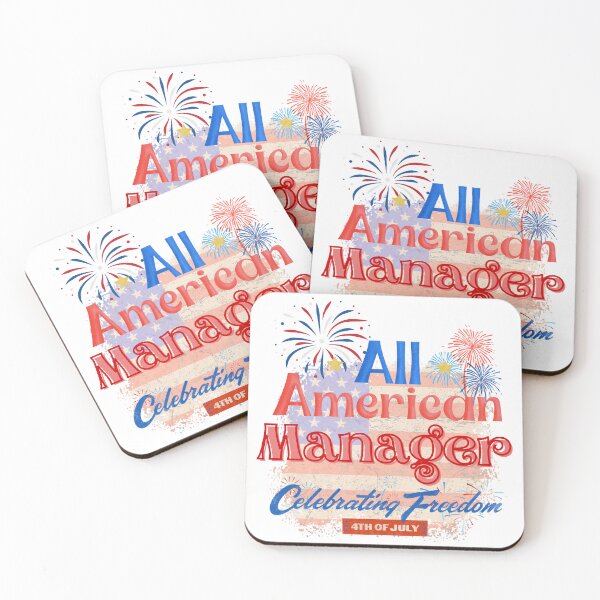 Item preview,  4th Of July, All American Manager Celebrating Freedom  designed and sold by ShopULove.