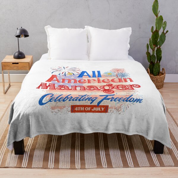 Item preview, 4th Of July, All American Manager Celebrating Freedom designed and sold by ShopULove.
