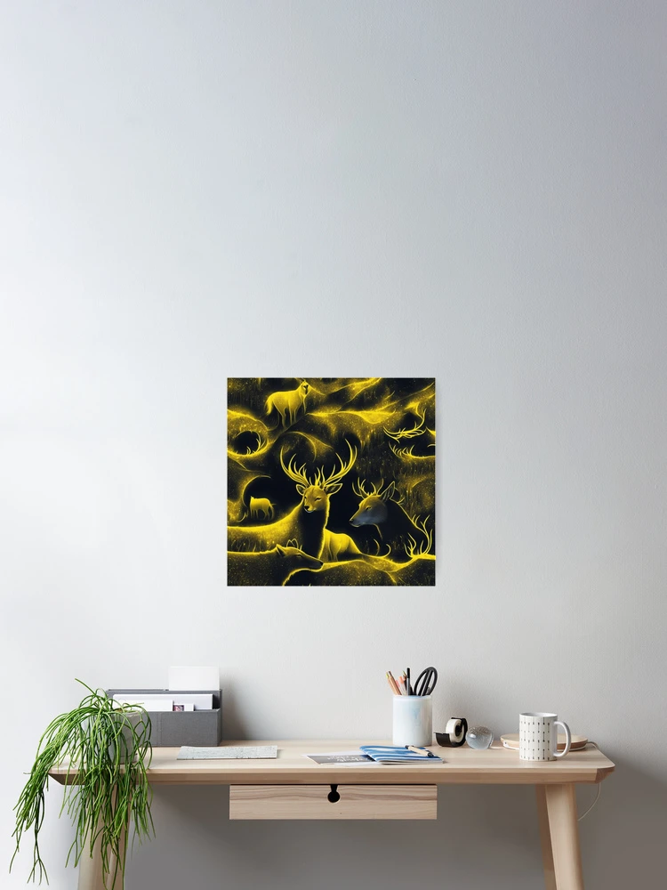 Aperçu 2 sur 3. Poster avec l'œuvre Dreaming of spirits créée et vendue par Rothnaric.