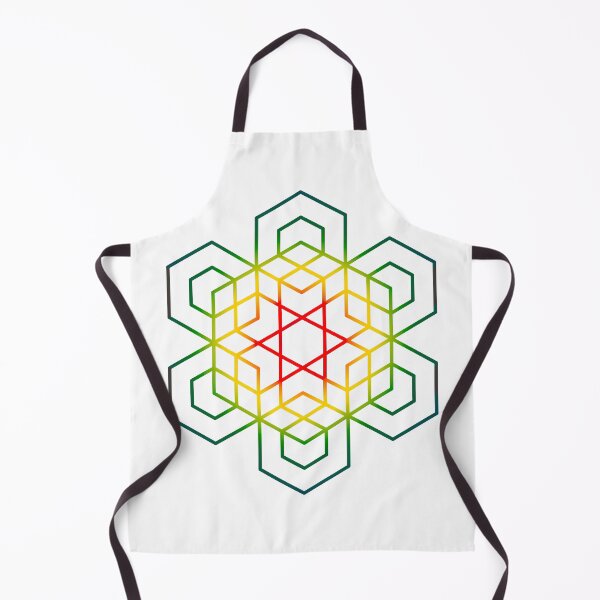 Item preview, geometric chakra colour design white backdrop designed and sold by GeoffBeattie.