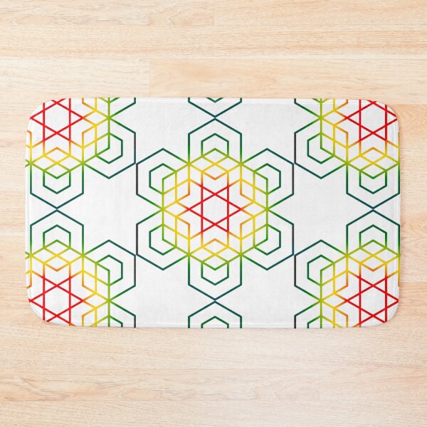 Item preview, geometric chakra colour design white backdrop designed and sold by GeoffBeattie.
