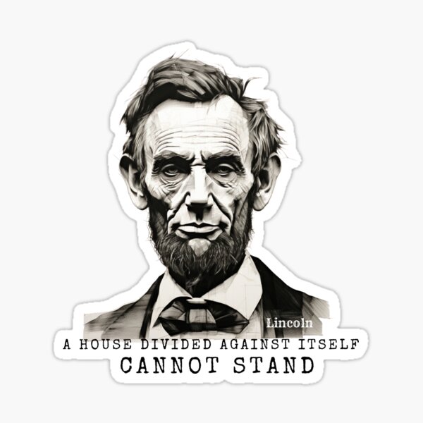 Item preview, Lincoln - House Divided designed and sold by Jellydonkey.