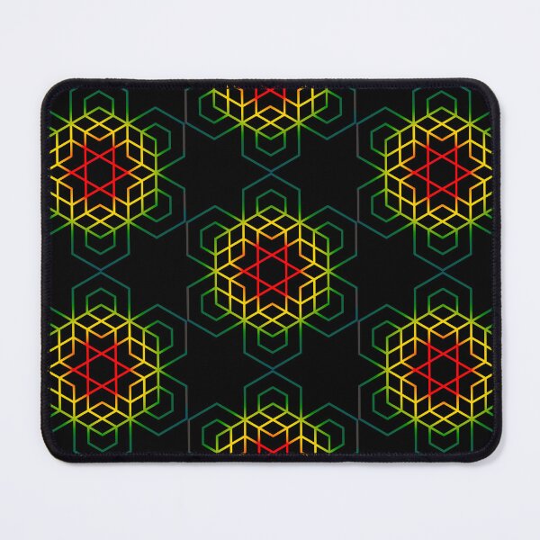 Item preview, geometric chakra colour design 2 black designed and sold by GeoffBeattie.