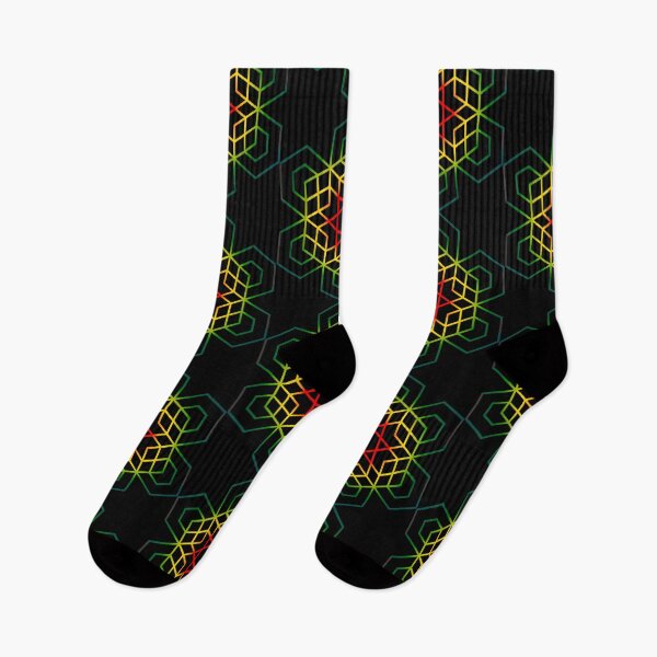 Item preview, geometric chakra colour design 2 black designed and sold by GeoffBeattie.
