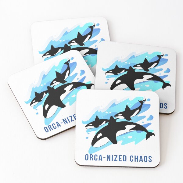 Item preview, Orca Killer Whale Attacks, Orca-nized Chaos designed and sold by Maria Garcia.