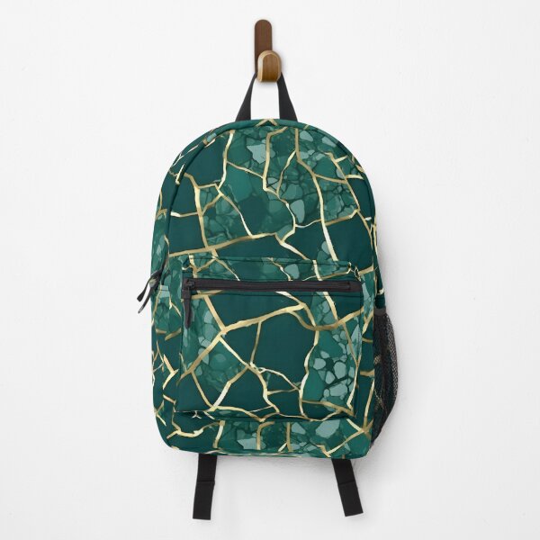 Item preview, Kintsugi Emerald Pattern designed and sold by liligo-art.