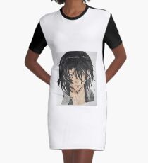 Anime Character Graphic T-Shirt Dress