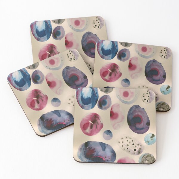 Item preview, watercolor rocks designed and sold by Marianna Tankelevich.