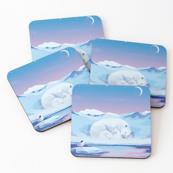 Item preview, Sleeping polar bears designed and sold by qu-lan.
