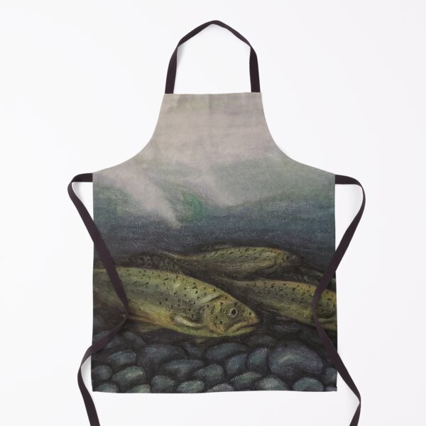 Item preview, Salmon up Stream designed and sold by alsbydesign.