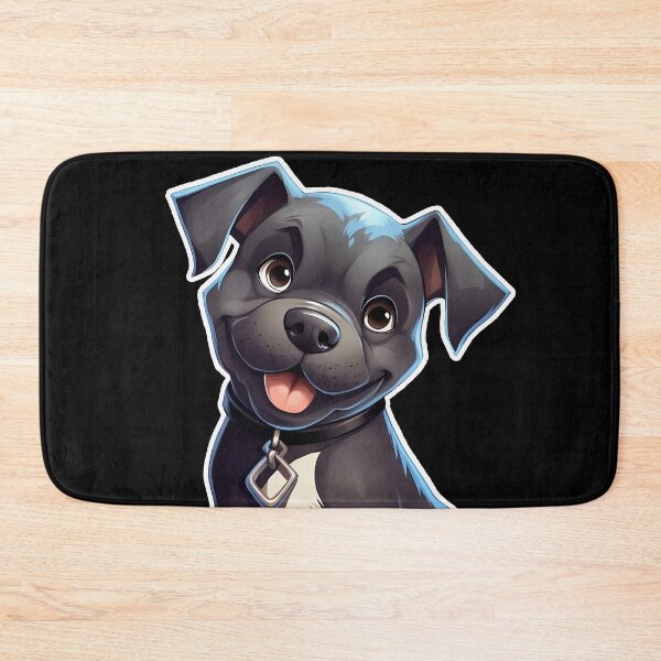 Item preview, Pawfectly Adorable: Delight in the Cuteness of a Black Pitbull Puppy designed and sold by DarkDesign69.