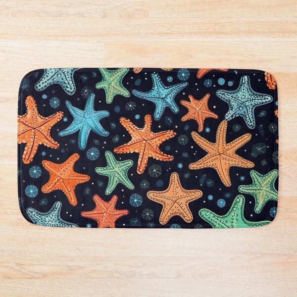 Item preview, Starry Seas: Sea Star Pattern designed and sold by EVA4designs.