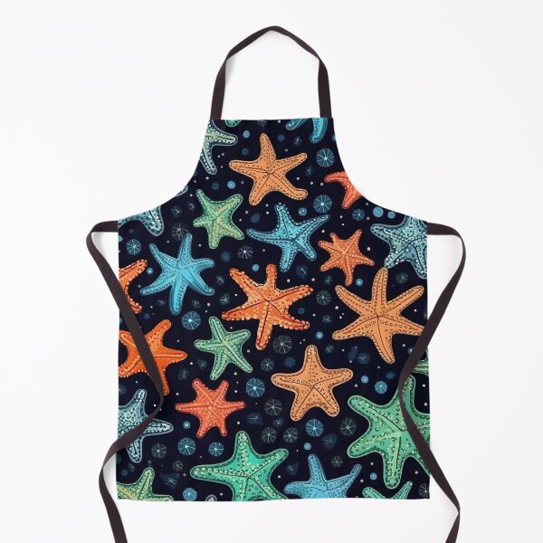 Item preview, Starry Seas: Sea Star Pattern designed and sold by EVA4designs.