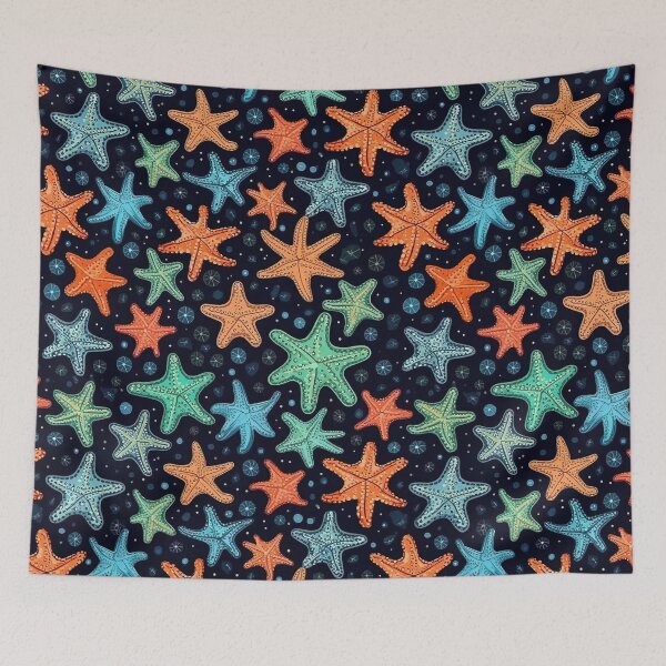 Item preview, Starry Seas: Sea Star Pattern designed and sold by EVA4designs.