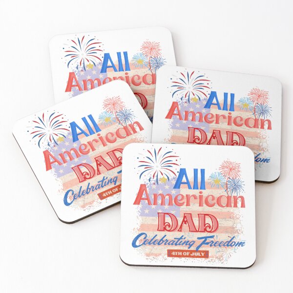 Item preview, 4th Of July, All American DAD Celebrating Freedom  designed and sold by ShopULove.