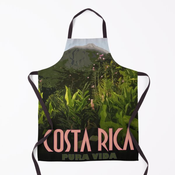 Item preview, Costa Rica Pura Vida Vintage Travel Poster designed and sold by heartsake.
