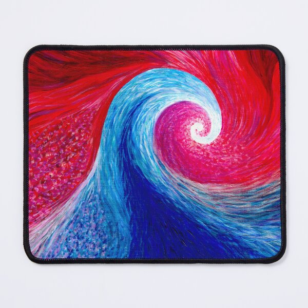 Item preview, Fire and Wave abstract art designed and sold by Crystal McDonald.