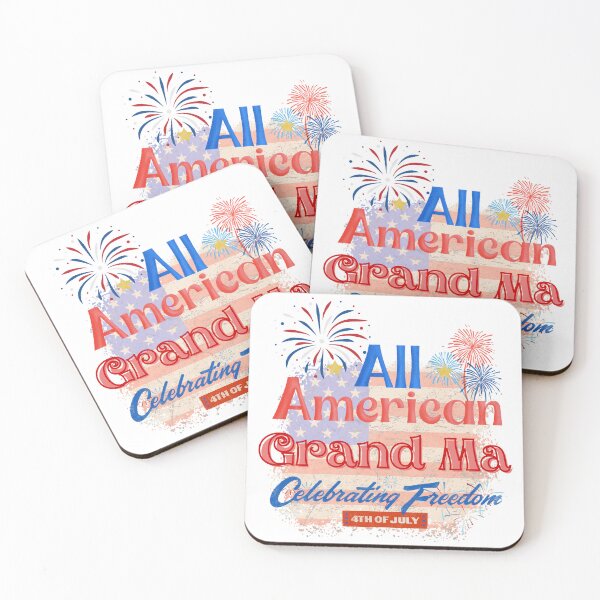 Item preview, 4th Of July,  All American Grand Ma Celebrating Freedom  designed and sold by ShopULove.