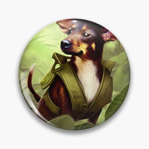 Item preview, Jungle Tails: Rat Terrier Explores the Wild designed and sold by CreativeCircus.