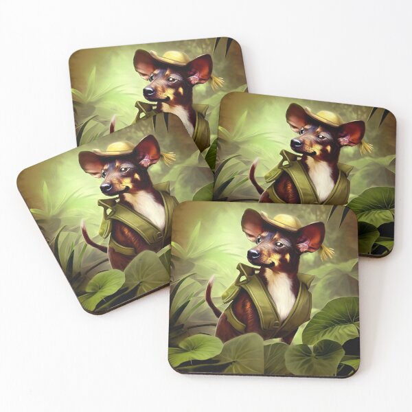 Item preview, Jungle Tails: Rat Terrier Explores the Wild designed and sold by CreativeCircus.