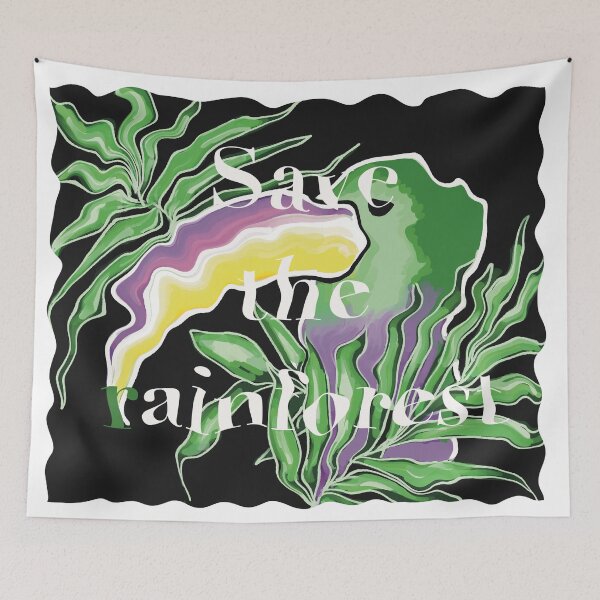 Item preview, Save the rainforest designed and sold by Malvamalu.