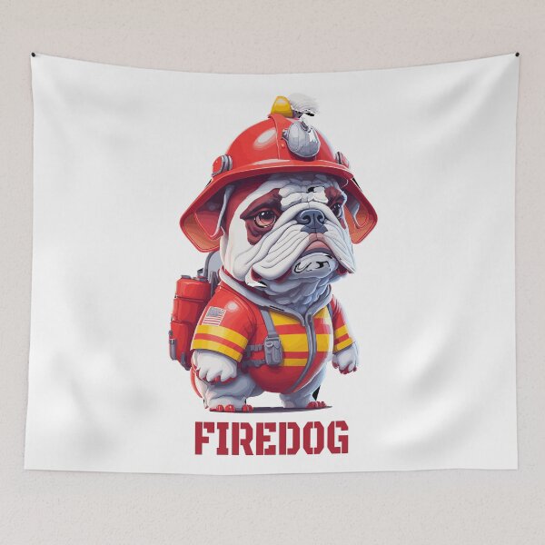 Item preview, Firefighter Bulldog Rescue designed and sold by urbsrepublic.