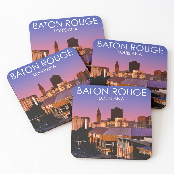 Item preview, Baton Rouge, Louisiana, USA, Travel Print designed and sold by summattodraw.
