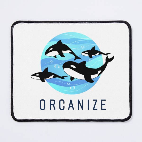 Item preview, Orcanize Orca Killer Whale Attacks, Ocean Orcas designed and sold by Maria Garcia.
