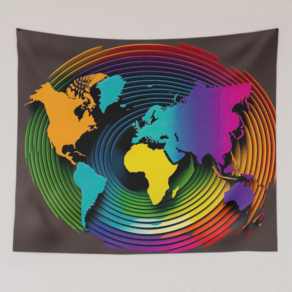 Item preview, World Map Radar designed and sold by Map4U.