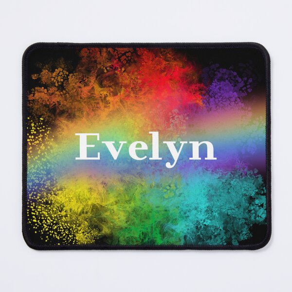 Item preview, Evelyn | Evelyn Pride Rainbow Name | LGBTQIA+ Pride Color designed and sold by ShroomMagic.