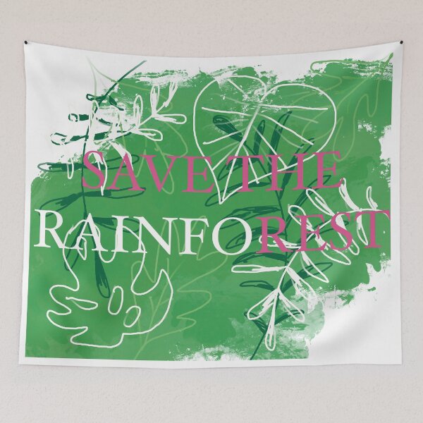Item preview, SAVE the rainforest designed and sold by Malvamalu.
