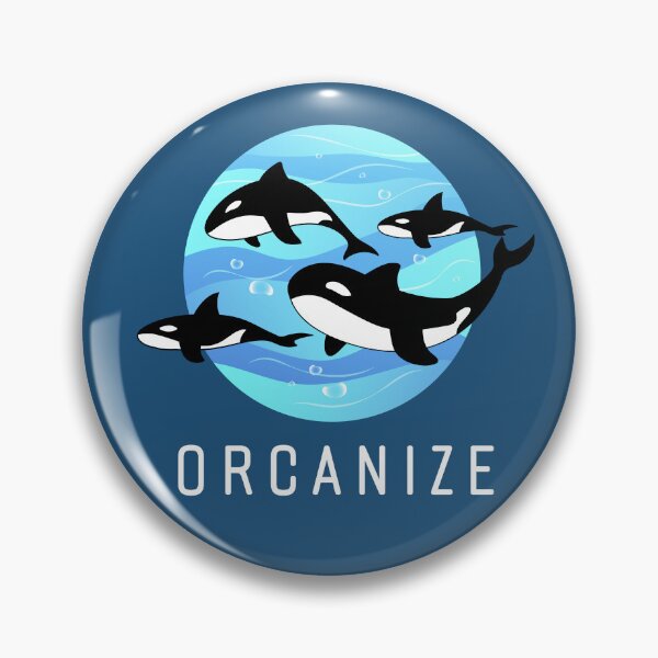 Item preview, Orcanize Orca Killer Whale, Ocean Orcas Humor designed and sold by Maria Garcia.