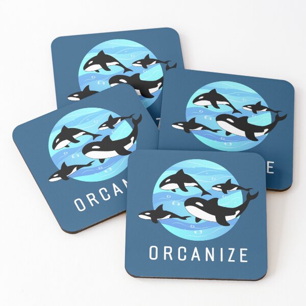 Item preview, Orcanize Orca Killer Whale, Ocean Orcas Humor designed and sold by Maria Garcia.