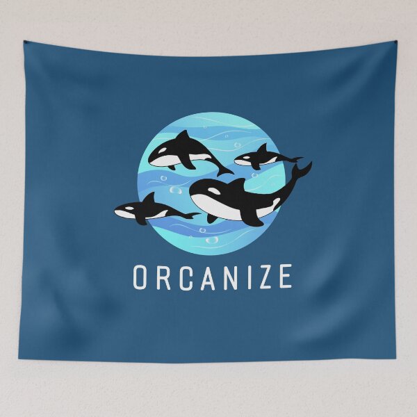 Item preview, Orcanize Orca Killer Whale, Ocean Orcas Humor designed and sold by Maria Garcia.