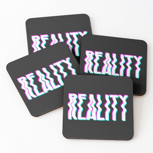 Item preview, Glitch blurry inscription REALITY designed and sold by polinmr.